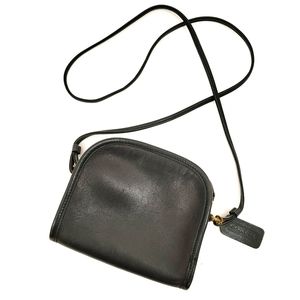 Coach Vintage Abbie Zip Crossbody Bag Black OS